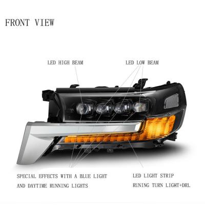 China Headlamp Automobile Headlamp Body Kits Automobile For Land Cruiser LC200 Land Cruiser 2016-2020 for sale