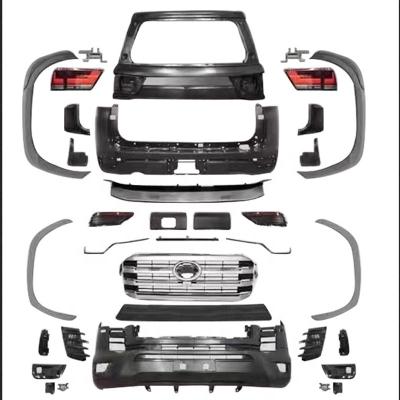 China 2022 Products 2022 Led Grill LC300 Fashionable Bumper Rise For Toyota LC300 Land Cruiser 300 Body Kit Facelift for sale