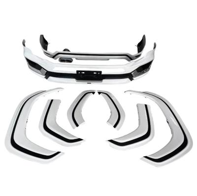 China ABS+Chrome+PP Automotive Parts Body Kit For Cars Front Bumper Rear Bumper Spoiler Damper For Toyota Land Cruiser LC300 Land Cruiser 300 for sale