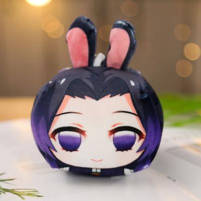 China Cute Kochou Shinobu GK Japan Anime Q Series Plush Toy Decorations Killer Demon Plush Cotton Pendant PP for sale