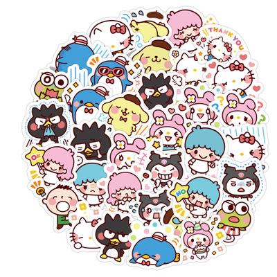 China 40pcs/set Funny Laptop Suitcase Skateboard Motorcycle Bicycle Car Stickers DIY Scrapbooking Stickers Fairy Anime Cartoon Sticker Decoration 40pcs/set for sale