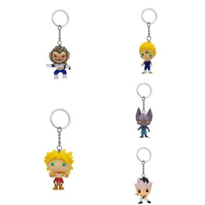 China Super saiyan Goku cartoon toy mini Goku mini vegeta broly Beerus action number Gotenks action number PVC model toys for sale