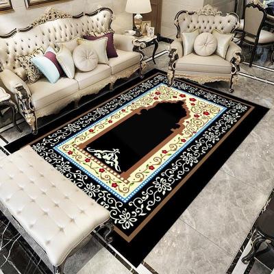 China Antimicrobial Factory Wholesale Muslim Prayer Mat Non-slip Eco Pray Carpet Customized for sale