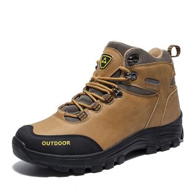 China Custom Quality Guaranteed Hiking Shoes Logo Cushioning Height Increasing High Cut Shoes Hiking Safety Shoes for sale