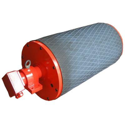 China Coal Belt Pulley Drum Pulley Drive Ceramic Trailing Roller Motorized Pulley For Crusher for sale