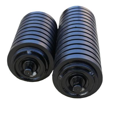 China Retractable Rubber Coal Conveyor Frame Spare Parts Bowl Belt Conveyor Impact Roller for sale