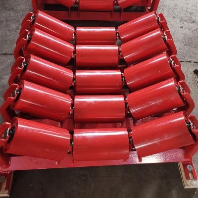 China Dust Proof Roller Components Belt Conveyor Roller Assemble Stations for sale