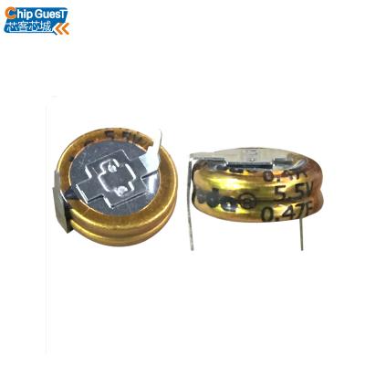 China Automotive Type H ADC Capacitor Super Button Farad Capacitor 5.5V 0.47F Type for sale