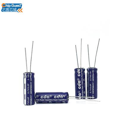 China General Purpose Super Capacitor 2.7V 5.0F 10*20 CXHP2R7505R-TW Farad Capacitor 2.7V 5F ADC for sale