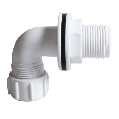 China Ningbo Jutye Kitchen Sink Stopper Drain Trap Plastic PVC Sink Trap 45deg Bend 3/4