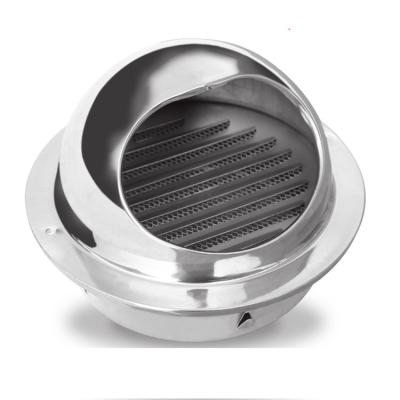 China JUTYE Strainer Brand SS304/201 Square Polished Stainless Steel Balcony Floor Drains Roof Vent Hood Vent Cover Cap for sale