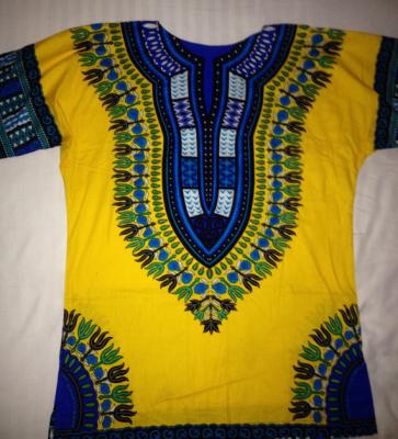 China OEM Customized Men's Traditional Print Dashiki Casual Shirts Breathable New Fashion African Design for sale