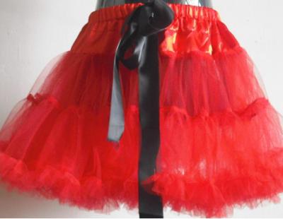 China Plus size 2021 club wear roupas adult women femininas party news red fluffy tutu skirt for sale