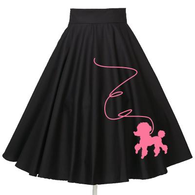 China Wholesale Manufacturer Small Quantity Plus Size Plus Size Design Poodle Embroidery Women Skirts for sale