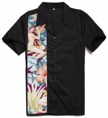 China Custom plus size label shopify aliexpress 1688 dropshipping man clothing hawaiian shirts for sale