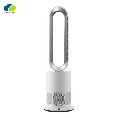 China Equipped With Infrared Remote Control Operation Air Purifier Led Portable Light Function Fan Remote Control Bladeless Usb for sale