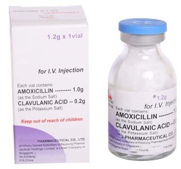 China Trockenes Pulver-Einspritzung Amoxicillin Clavulanate-Kalium zu verkaufen