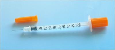 China Luer Lock Disposable Medical Device Disposable Insulin Syringe with Needle for sale