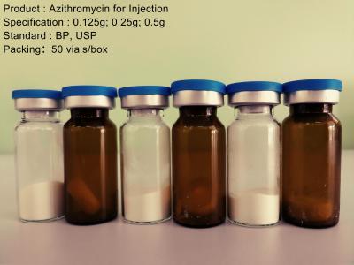 중국 주입을 위한 항생 건조한 분말 주입 Azithromycin는 liopholized 판매용