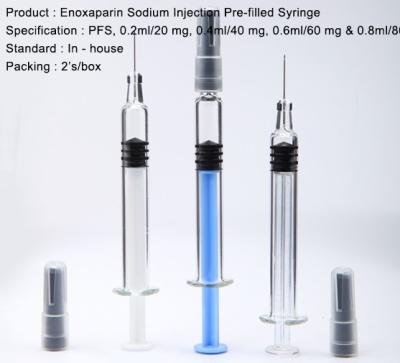 China Enoxaparin Sodium Injection Heparin And Low Molecular Weight Heparin Pre-filled injection for sale