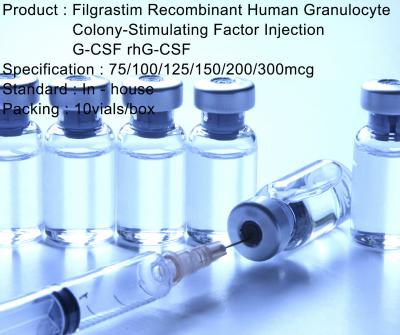 China Recombinant Human Granulocyte Colony Stimulating Factor G-CSF / rhG-CSF Filgrastim Injection for sale