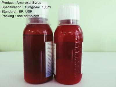 China Ambroxol Syrup 15mg/5ml, 100ml Oral Medications for sale