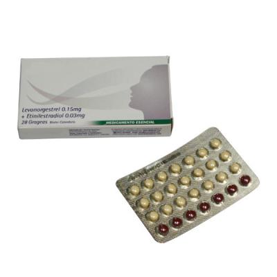 China Levonorgestrel and Ethinyl estradiol Tablets 0.15mg + 0.03mg Contraceptive Oral Medications for sale