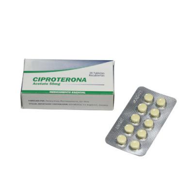 China Oral Medicine Cyproterone Acetate Tablets 50mg Luteinizing Hormone Supplement for sale