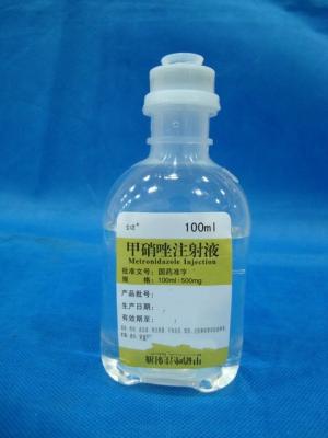 China 100ml/0.5g Large Volume Parenterals Metronidazole Injection Anaerobic Infections for sale