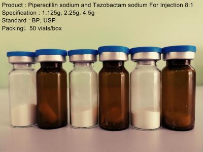 China Polymicrobial trockenes Natrium Pulver-Einspritzung Piperacillin Tazobactam für Einspritzung zu verkaufen