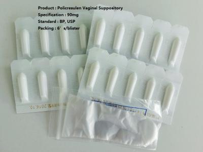 China 90mg Medication Suppositories Policresulen Vaginal Suppository Medicine for sale