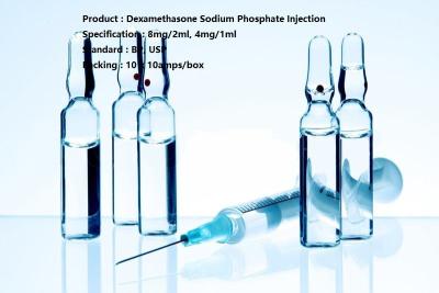 China dosagem Parenteral da injeção do fosfato de sódio de Dexamethasone do volume 4mg/1ml pequeno  à venda