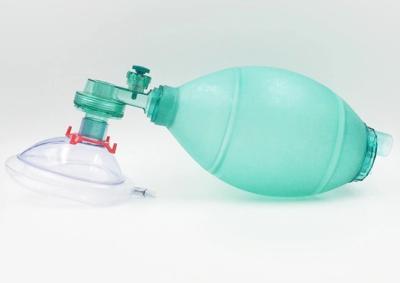 China Non - Latex PVC Professional Medical Disposable SEBS Manual Oxygen Resuscitator for sale