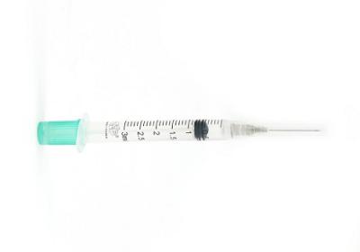 China CE seguro/ISO de la jeringuilla 3ml de la jeringuilla de la colección de la sangre arterial de China del instrumento de la puntura de la inyección/del gas de sangre arterial en venta