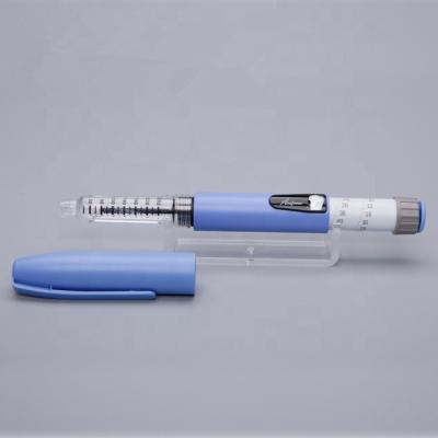 China 0~60 Unit Reusable Insulin Pen Injector For 3 Ml Cartridge Slightly Painful High Precision for sale