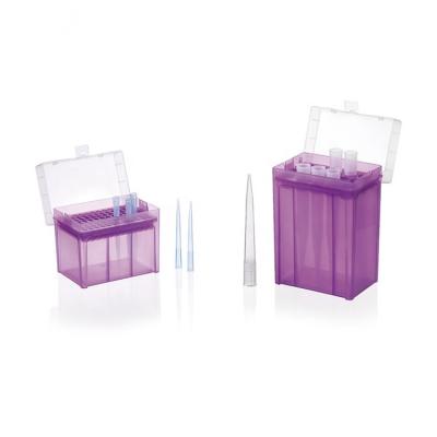 China Multicolor plastic 1000 ul pipette tips boxes for sale