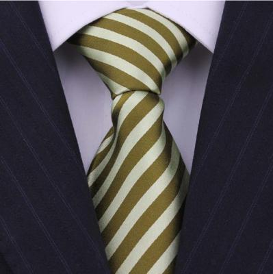 China Professional Striped Woven Custom Printed Silk Tie For Business for sale