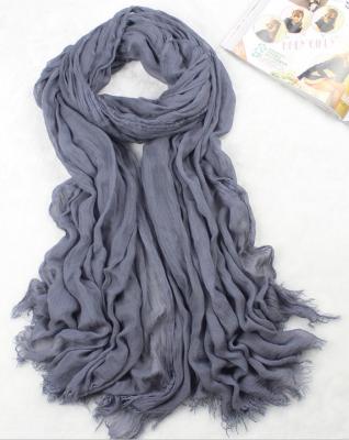 China Solid Color Long 100% Modal Scarf Large Pashmina Shawl 55*170cm for sale