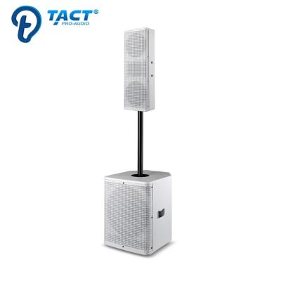 China White Active PA 2*6 Inch Active PA Column Loudspeaker For Banquet Hall for sale