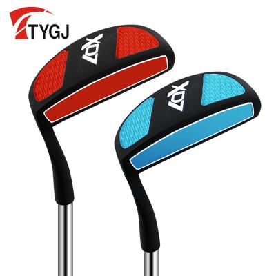 China TTYGJ Golf Putter Men And Women Steel Beginners Practice Club Steel Body Straight Semi-Round Head Center The Bottom Of The Gravity Club for sale