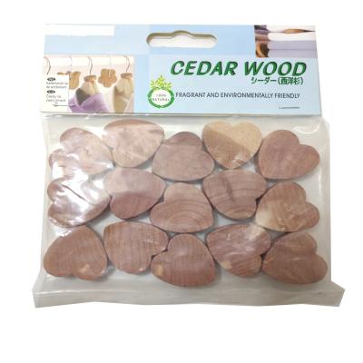 China Inspring Sustainable Natural Cedar Moth Blocks Set of 15 with Custom Pack for sale