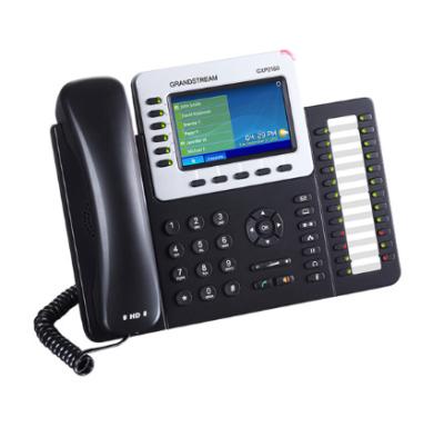 China Grandstream GXP2160 6 Lines, 6 SIP Business IP Phone 4.3 inch (480x272) color-screen LCD Integrated PoE GXP2160 for sale