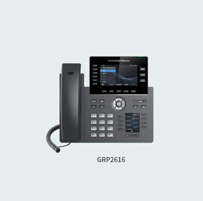 China Wi-Fi Carrier-grade Gigabit GRP2616 IP Grandstream GRP2616 6SIP 6 Line Phone for sale