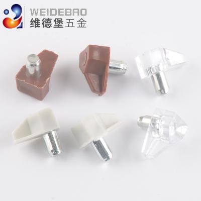 China Plastic Cabinet WDB Furniture Accessories 5mm Shelf Support Pins For Cabinet for sale