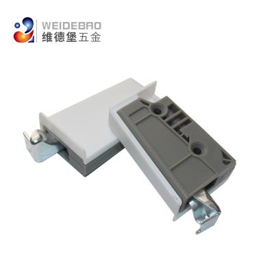 China 2021 WDB Modern Plastic Furniture Fittings Concealed Sideboard Fixture Visible Hanger , Invisible Cabinet Hanger for sale