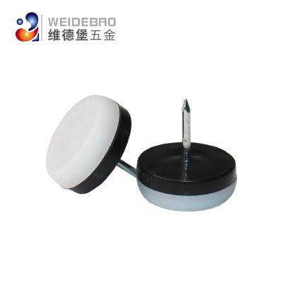 China Moving Sliders And Modern Heavy Duty Furniture Slides Around Nail On Slip For Carpet To Protect Floor Diameter 24 Mm for sale