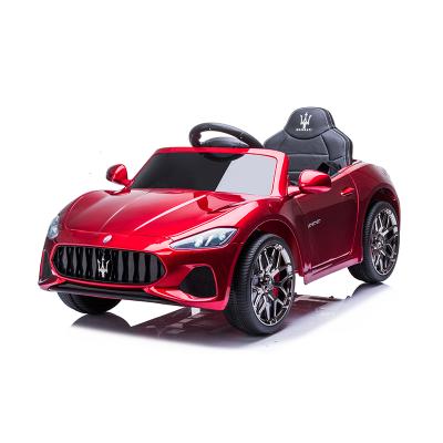 China Ride On Toy Electric 12v Kids Ride On Car 2.4G R/C Car For Kids Licensed Maserati S502 for sale