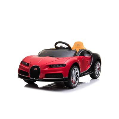 China Ride On Toy Super Sport Model License Car Kids Electric Ride On Car Bugatti To Drive for sale