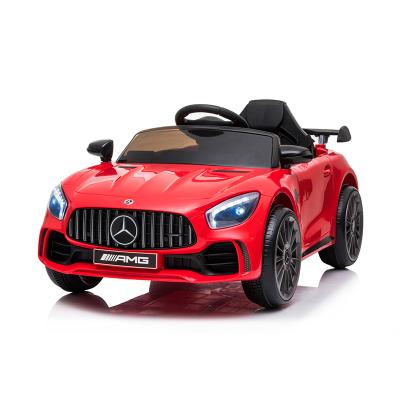 China Ride On Toy Baby Remote Control Ride On Baby Carriage With Battery For Kids Licensed Mercedes-Benz AMG GTR BBH-011 for sale