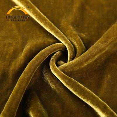 China Wholesale Blackout Yarn Dyed Velvet Viscous Rayon Blend Super Soft Silk Woman Apparel Fabric for sale